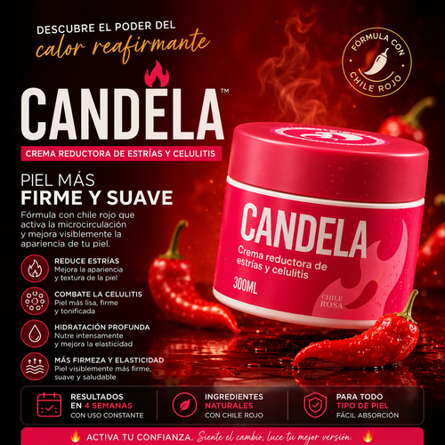 Candela 300gr Crema Reductor